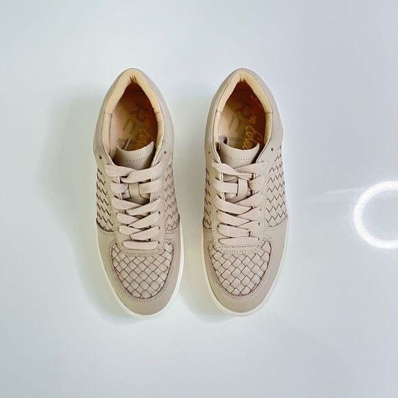 SAM EDELMAN Emma Lace-up Sneakers‎ In Mink Grey - Picture 3 of 9